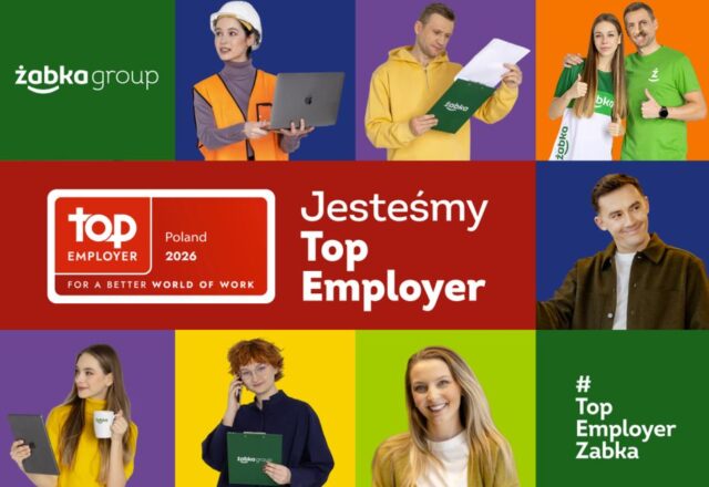 Top Employer Poland 2026 dla Grupy Żabka. Firma wśród najlepszych pracodawców w kraju